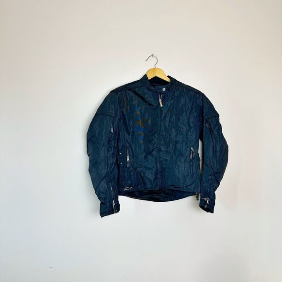 CLEARANCE! Ladies Black Power Trip Padded Riding Jacket Size M EUC - Picture 1 of 6